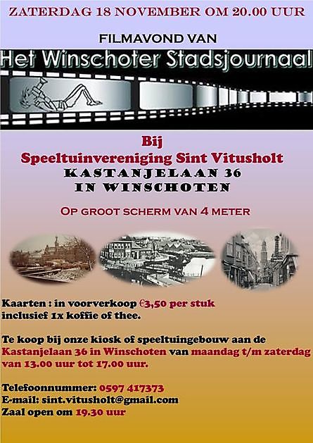 Speeltuinvereniging Sint Vitusholt Stichting Het Winschoter Stadsjournaal