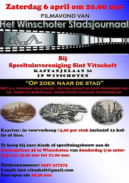 Filmavond Stichting Het Winschoter Stadsjournaal